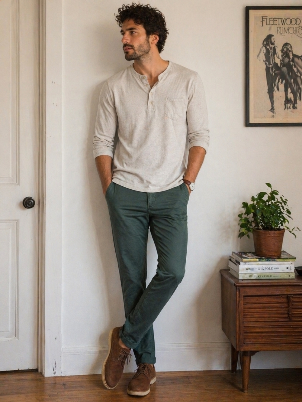 TED BAKER GREEN CHINO PANTS SLIM FIT CASUAL DRESS TROUSERS MEN